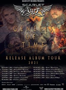 Scarlet Aura – Concert lansare album – Genesis of Time ANULAT