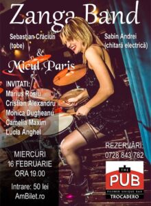 Concert: Zanga Band & Micul Paris
