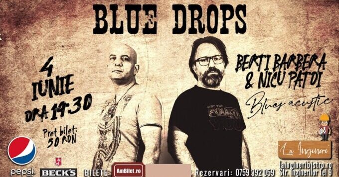 Blue Drops – Berti Barbera & Nicu Patoi @ La Ingineri