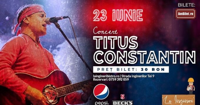 Concert Titus Constantin @La Ingineri