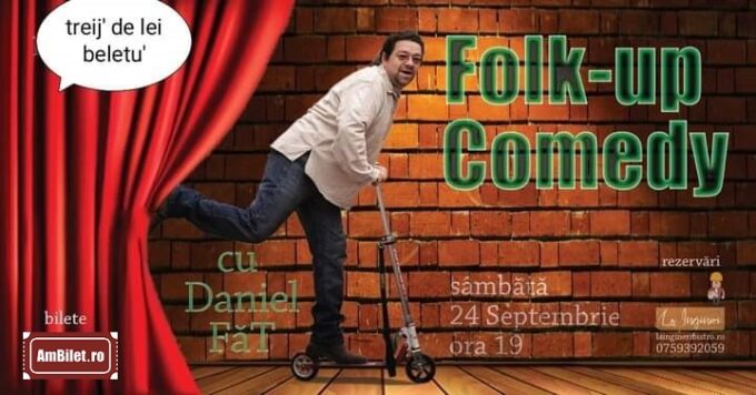 Folk-up comedy cu Daniel Fat @La Ingineri