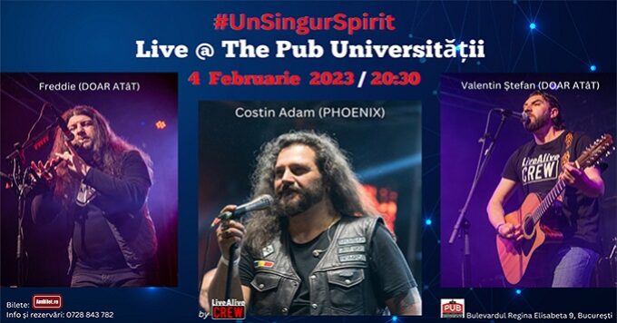 #UnSingurSpirit – Live@The Pub Universitatii