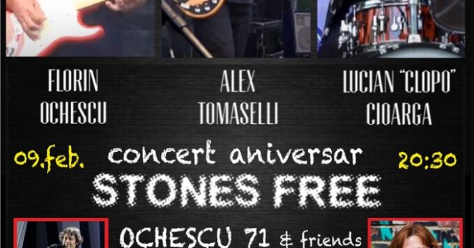 Concert aniversar STONES FREE, Florin Ochescu 71 & friends