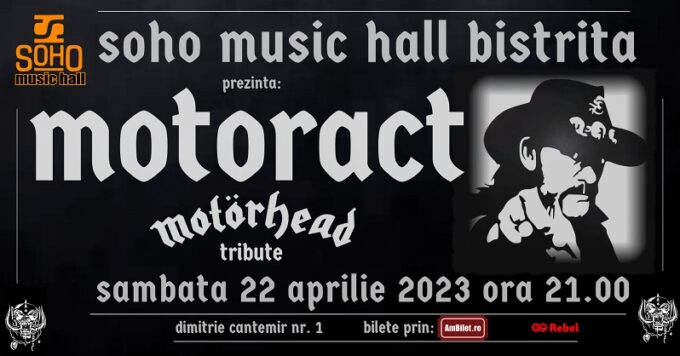 MotorAct (Motorhead Tribute)@ Soho Music Hall Bistrita